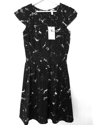 NEU!!!! traumhaftes RUBY ROCKS Viskose Kleid Gr. 10 / S / 36 schwarz