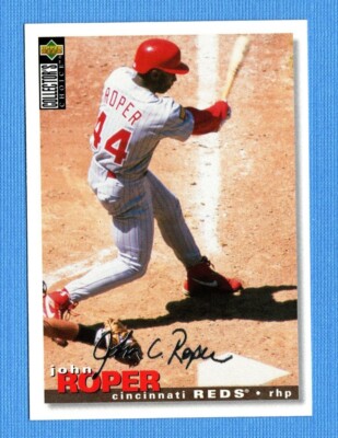 1995 Collector's Choice Silver Signature #437 John Roper Cincinnati ...