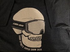 2024 SAND SHOW CAN AM GRAY T-Shirt Made in USA Size MEDIUM