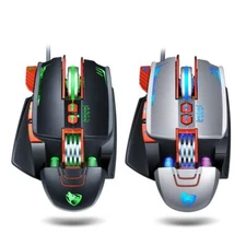 V9 Gaming Mouse Wired USB Breathing light Computer Mice RGB Gamer PC 8 Button