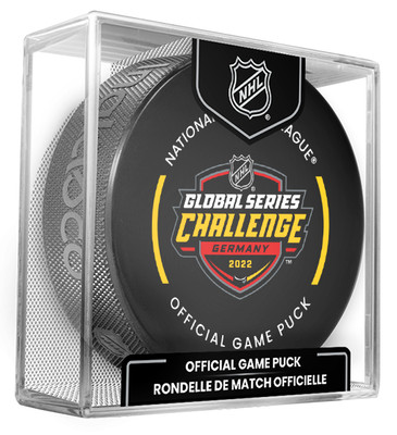 2022 NHL Global Challenge Germany Game Puck San Jose Sharks VS Eisbären Berlin