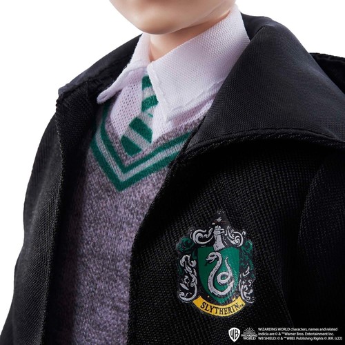 Genuine HARRY POTTER - DRACO MALFOY Poseable Collectible Action Figure w/ Robe - Picture 5 of 6