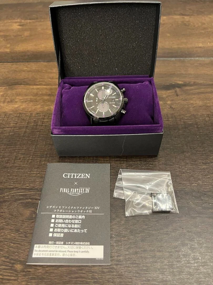 Citizen Final Fantasy XIV Collaboration Watch DARKNESS citizen FF Pre-owned F/S