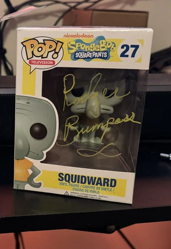 Funko Pop SQUIDWARD #27 / Original Spongebob Television NEW Signed