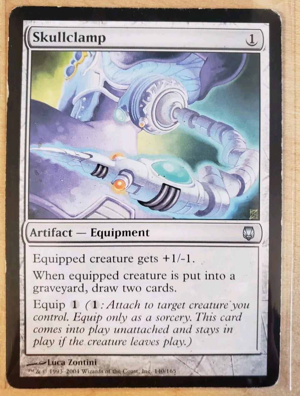 Skullclamp LP - Magic the Gathering (Darksteel) See Pictures Fast Shipping