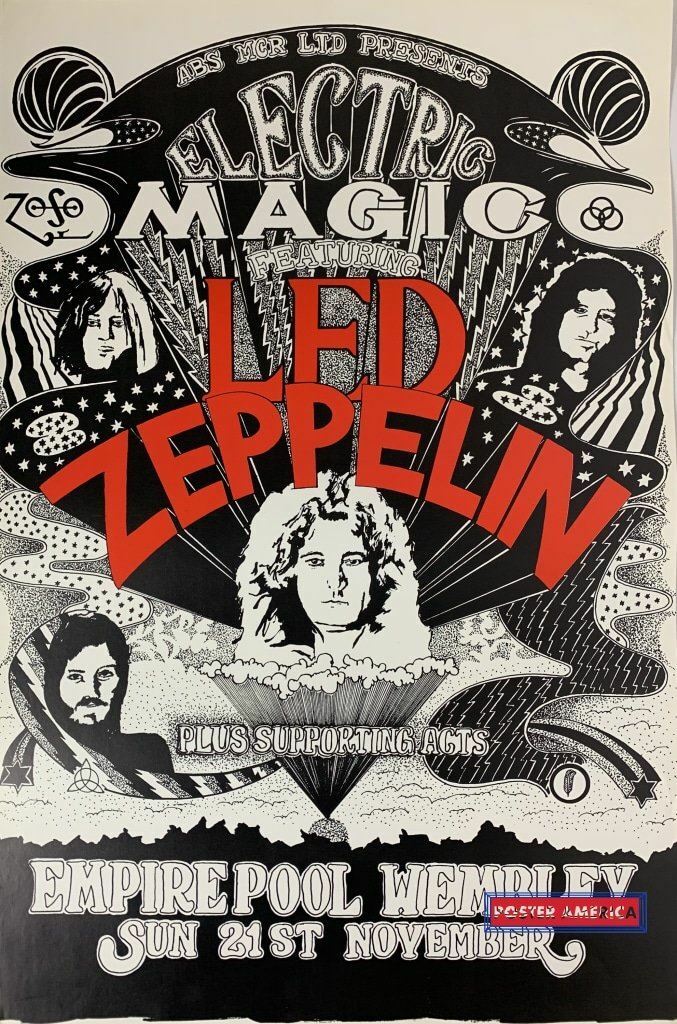 Led Zeppelin Empire Pool Wembley 90's Vintage UK Import