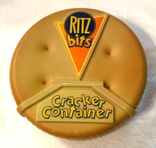 Ritz Bits Cracker Container Plastic 4" Diameter