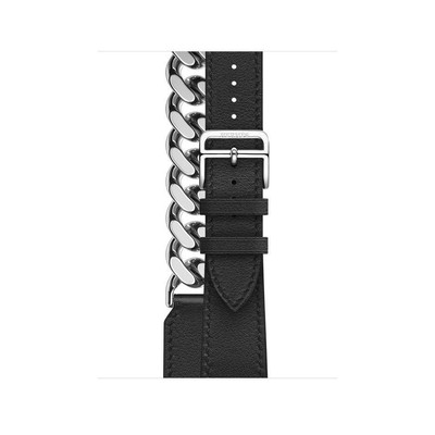 Hermès Gourmette Double Tour Leather Strap Apple Watch 38/40/41mm 