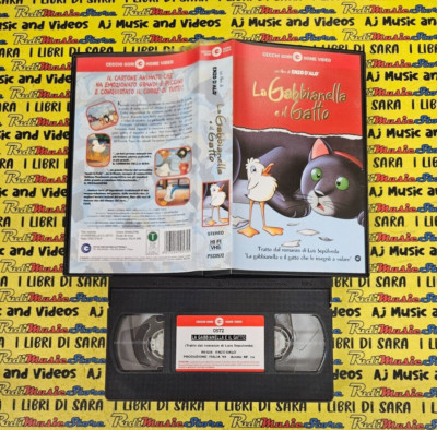 VHS*Film LA GABBIANELLA E IL GATTO Enzo D'Alo' 1999 CECCHI GORI PSC0572 (F148)