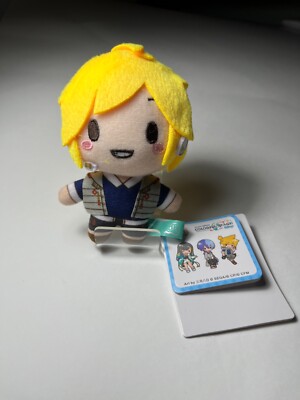 Kagamine Len fuwa puchi Mascot Plush doll Project Sekai Vivid BAD SQUAD Japan