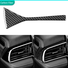 Real Carbon Fiber Interior Driver Air Vent Outlet Cover For Toyota Camry 2018-24