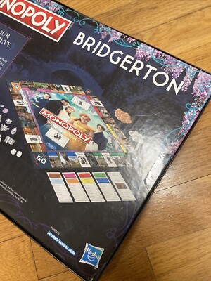 Monopoly Bridgerton Edition Board Game Hasbro Netflix New In Box Sealed