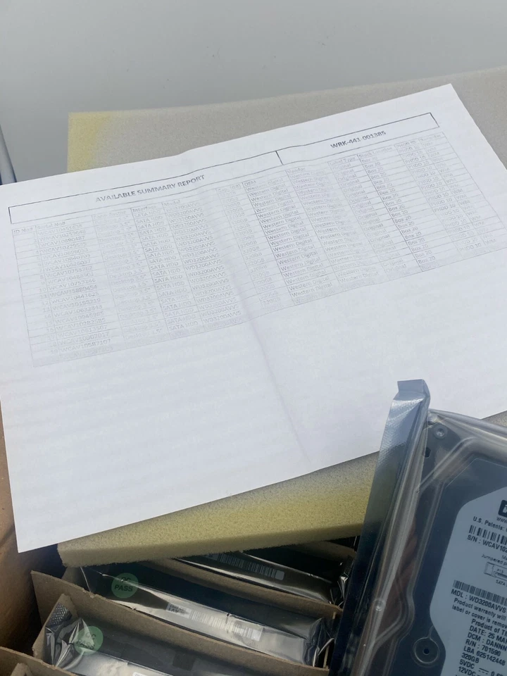 20 X Western Digital Caviar Green 320GB Internal 5400RPM 3.5" WD3200AVVS HDD - Image 4 of 4