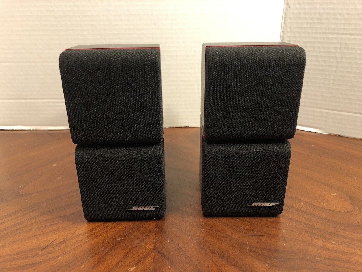 Lot of (2) Bose Redline Double Cube Speakers | eBay