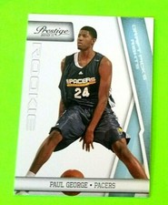 2010-11 PRESTIGE DRAFT PICKS RIGHTS  PAUL GEORGE #3/999 LIGHT BLUE MT RC #160