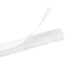 Weather Stripping Brush Self-Adhesive Seal Weatherstrip Sweep White 26ft x 0.24"