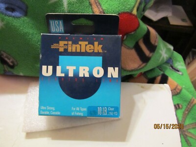 New Old Stock Fintek Ultron 10 lbs 250 Yards Fishing Line Made in USA