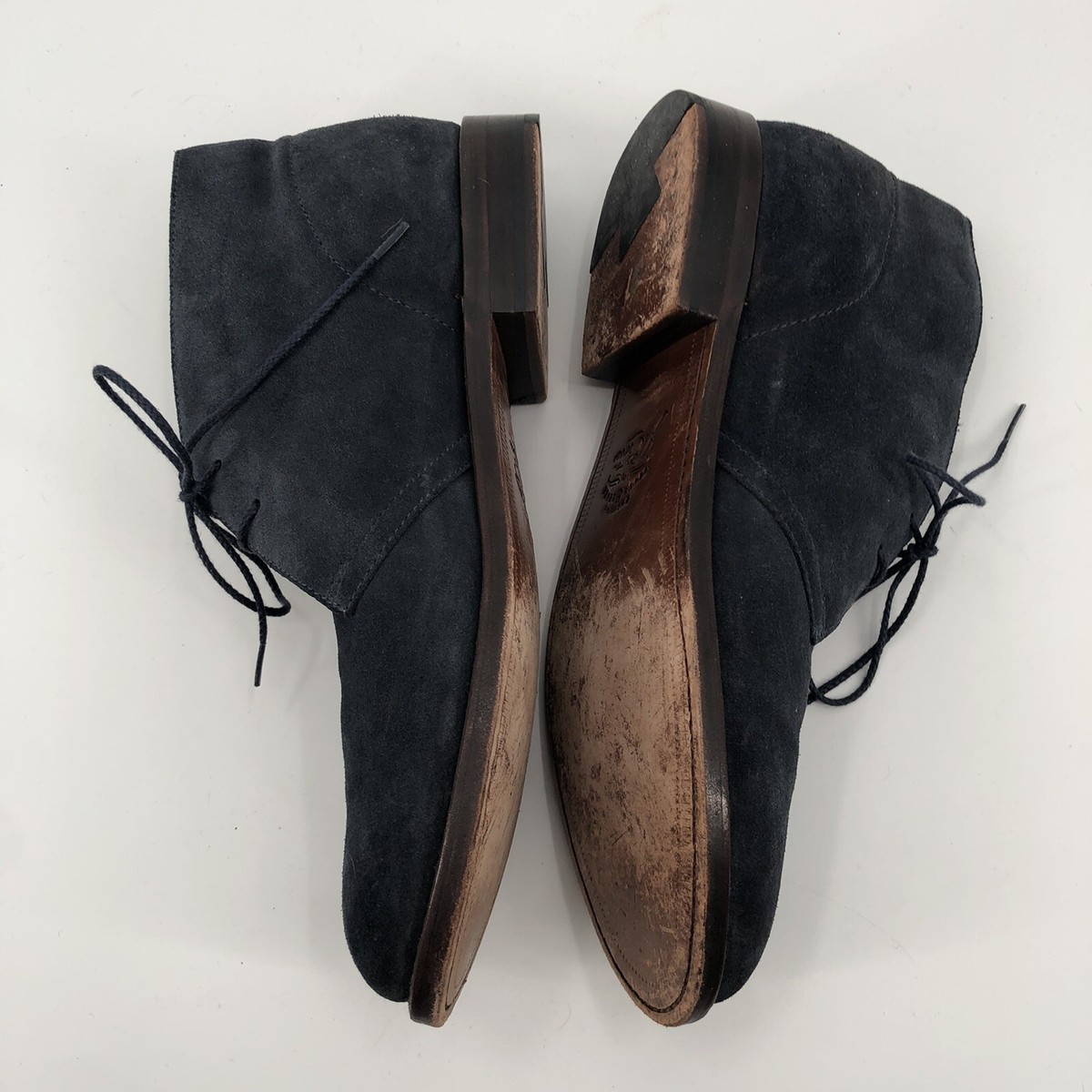 J.CREW Bennett Chukka Suede Ankle Boot Men Navy Blue 9.5  display picture 2
