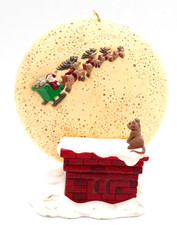 Hallmark Keepsake Of Membership Ornament Happy Christmas To All  1997 Santa