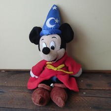 Disney Store Fantasia 2000 SORCERER MICKEY Mouse Bean Bag Plush 12"