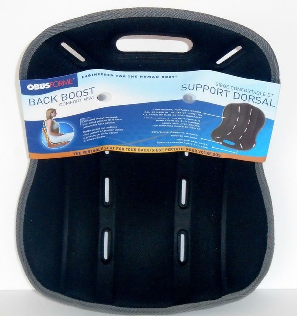 ObusForme Back Support Automobile Driver's Car Seat Cushion With