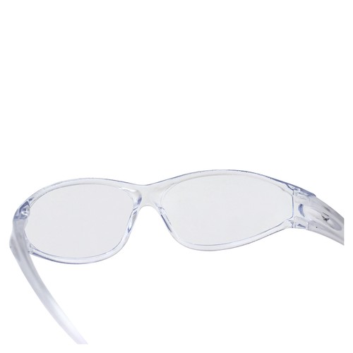 Global Vision PHD Wrap Around Safety Glasses Clear Frames Clear Lens ANSI Z87.1 - Picture 5 of 8
