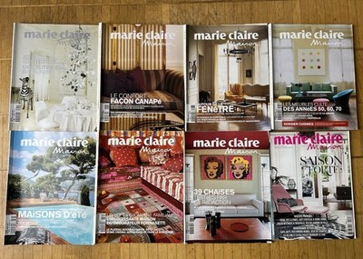 8 Marie Claire Maison Wohnen & Deko Zeitschriften Jahrgang 2001 u. 2002 u. 2017