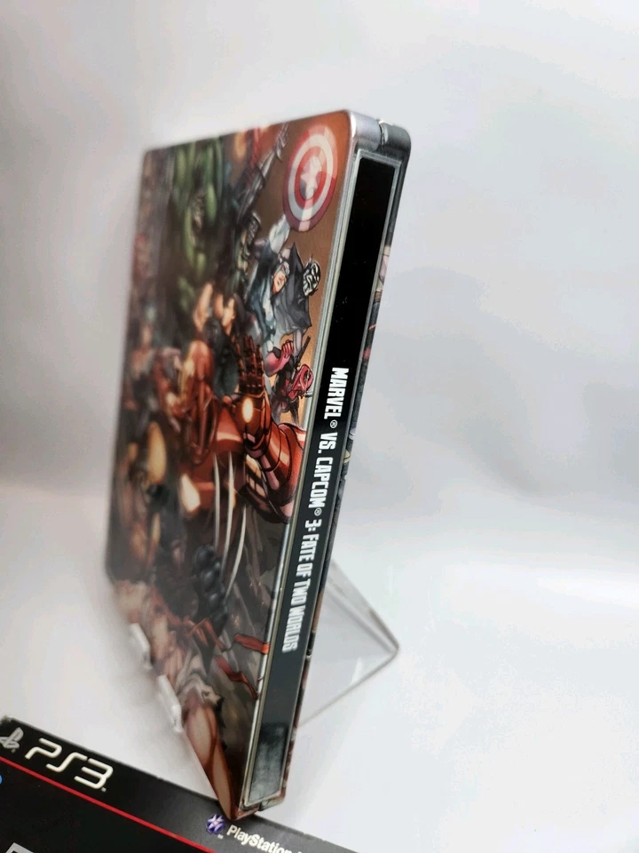 Marvel vs. Capcom 3: Fate of Two Worlds Special Edition PS3 Steel Book  Nice CIB - Image 4 of 4