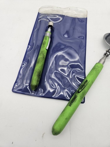 Blue Point Telescopic Magnetic Pick Up & Inspection Mirror Set Green ...