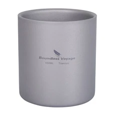 Boundless Voyage 3 in 1 Double Walled Titanium Cup Heat Resistant Mini Tea Dr...