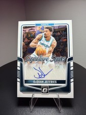 2024-25 Panini Donruss Optic - Signature Series DaQuan Jeffries #SS-JEF (AU, RC)