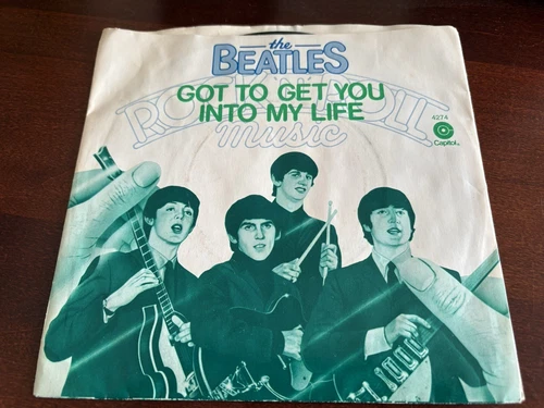 THE BEATLES - GOT TO GET YOU INTO MY LIFE/HELTER SKELTER - ORIGINAL 45 RPM-1976