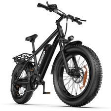 26" x 4.0 Electric Mountain Bike 1500W Peak Fat Tire Ebike for Adults 48V 15.6Ah
