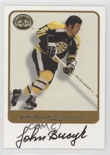 2001-02 Fleer Greats of the Game Auto Johnny Bucyk John Bucyk Auto HOF