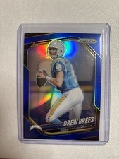 2025 Prizm Football drew brees SSP Retail Blue Refractor
