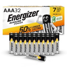 Alkaline Power - AAA Batteries (32 Pack) - Triple A Battery 1.5V - Up