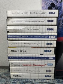 SEGA Master System Bundle With 20 Games - Tested