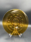 VTG Amber Depression Glass 13" Serving Plate Platter Kings Crown Indiana Glass