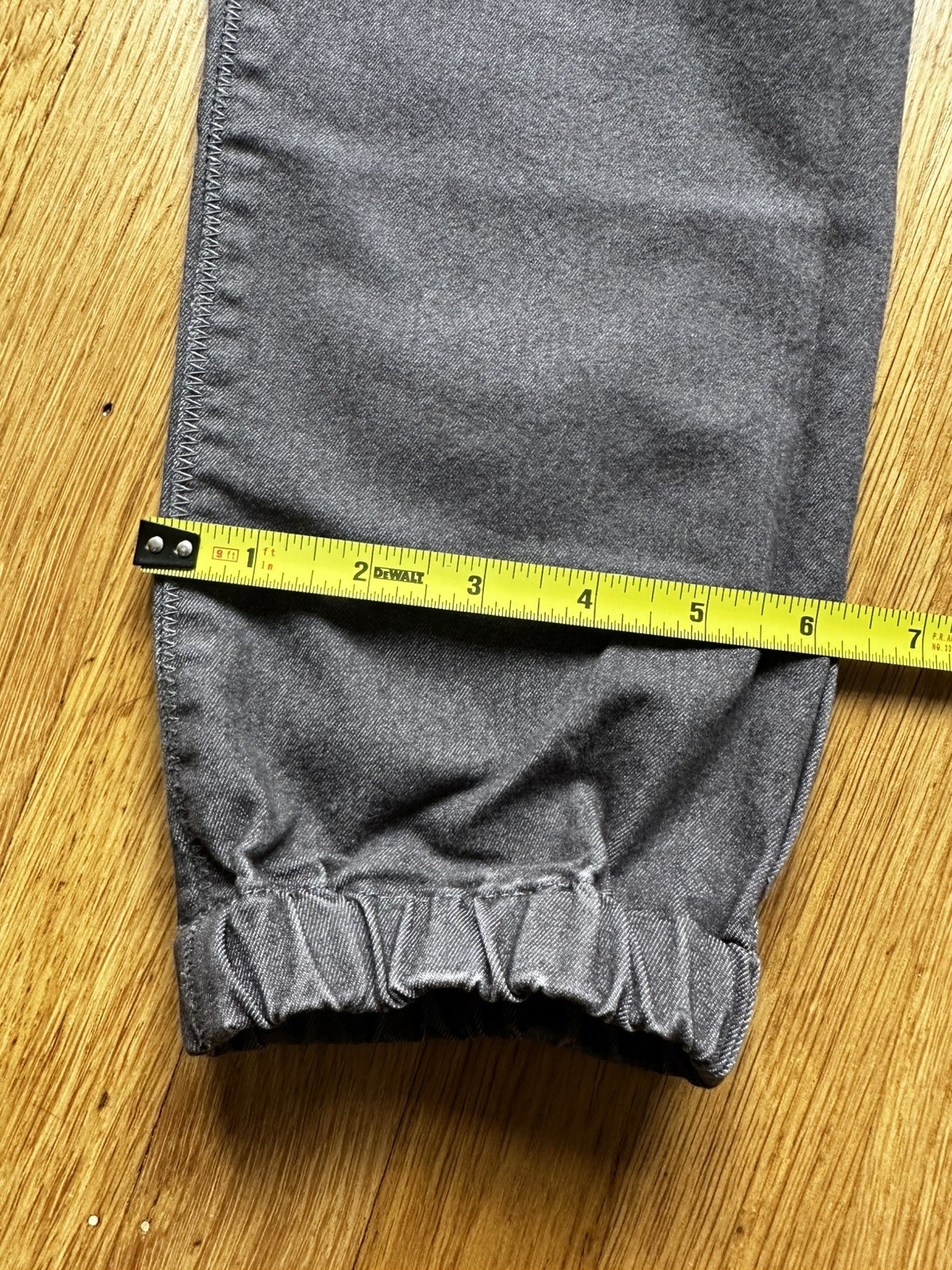 Beams Plus Japan Drawstring Solid Gray Denim Jogg… - image 6