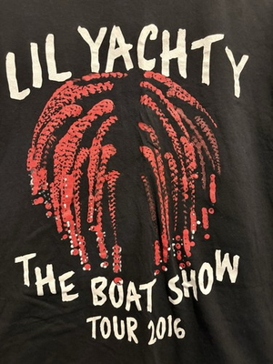 #ad Lil Yachty The Boat Show Tour 2016 T Shirt Mens Large Black Alstyle Concert Tee $18.00