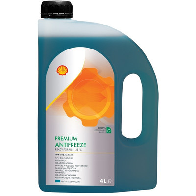 SHELL Premium Antifreeze Kühlmittel Kühlerfrostschutz 4L -38°C°C