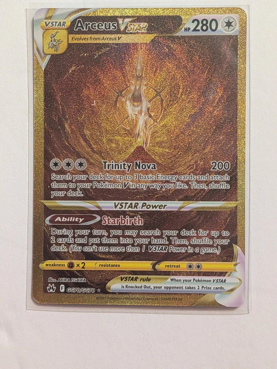 Arceus VSTAR GG70/GG70 Crown Zenith: Galarian Gallery for sale | eBay