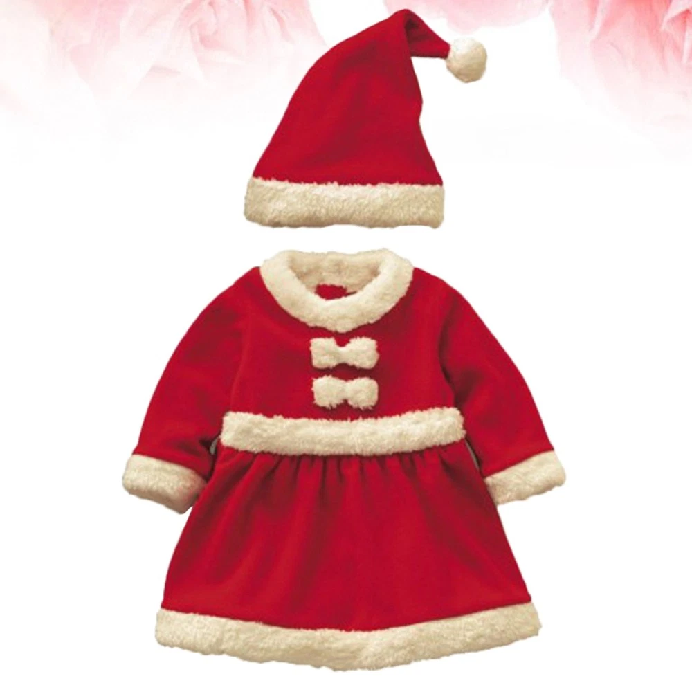 VETEMENTS Costume Babbo Natale Bambina Bambino Abbigliamento Cosplay Vestire Bambini Outfit Natale