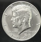1968-S Kennedy Half Dollar Direct From Proof Set- 40% Silver!