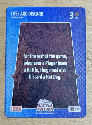 2026 Bo Jackson Battle Arena SSP Foil Bonus Play 8 Lose And Discard BPL-8