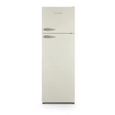 Image of Montpellier MAB346EC Retro 80/20 Top Mount Fridge Freezer in Cream - E Rated