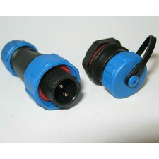 Socket Circular Connector 1pc 5~45A IP68 Waterproof Low Frequency 3P