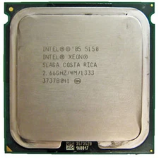 LOT of 2 Intel Xeon 5150 Dual Core 2.66GHz 4M Cache 1333MHz FSB SLAGA