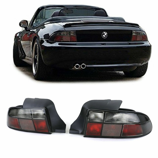 black smoked finish tail lights rear lights pair for BMW Z3 95-99 | eBay