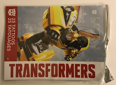 Transformers Kids Tattoos Wash Off Temporary  25 Pack 